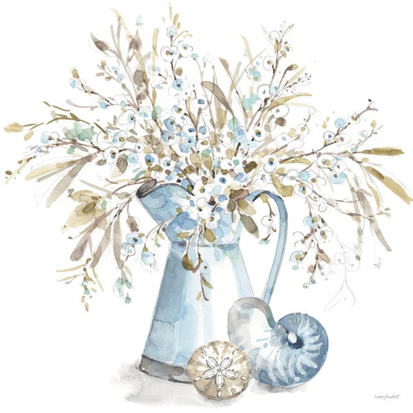 Sea Shells: Blue Escape Coastal IV by Lisa Audit