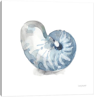 Blue Escape Coastal V Canvas Art Print - Lisa Audit