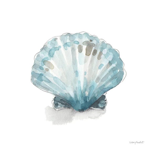 Sea Shells: Blue Escape Coastal VI by Lisa Audit