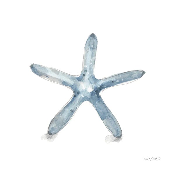 Starfish: Blue Escape Coastal VIII by Lisa Audit