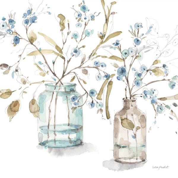 Roaring Brook Art: Blue Escape II by Lisa Audit