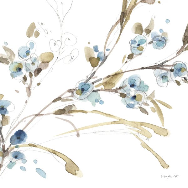 Roaring Brook Art: Blue Escape VI by Lisa Audit