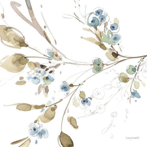 Roaring Brook Art: Blue Escape VII by Lisa Audit