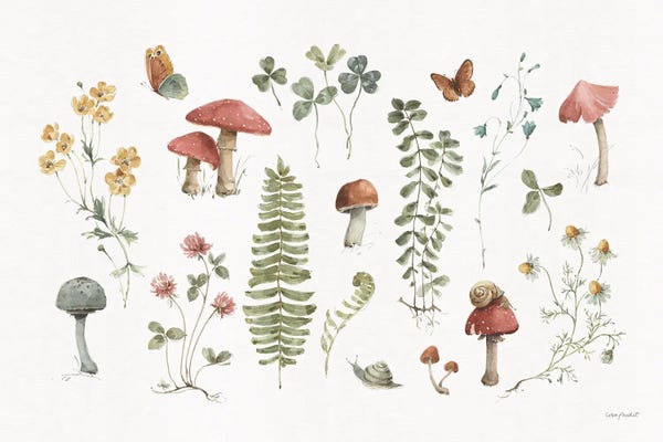 Butterflies and Flowers: Forest Treasures I by Lisa Audit