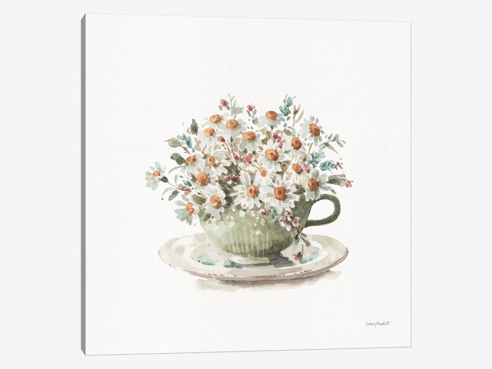 Garden Tea I by Lisa Audit 1-piece Canvas Wall Art