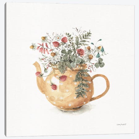 Garden Tea II Canvas Print #UDI418} by Lisa Audit Canvas Artwork