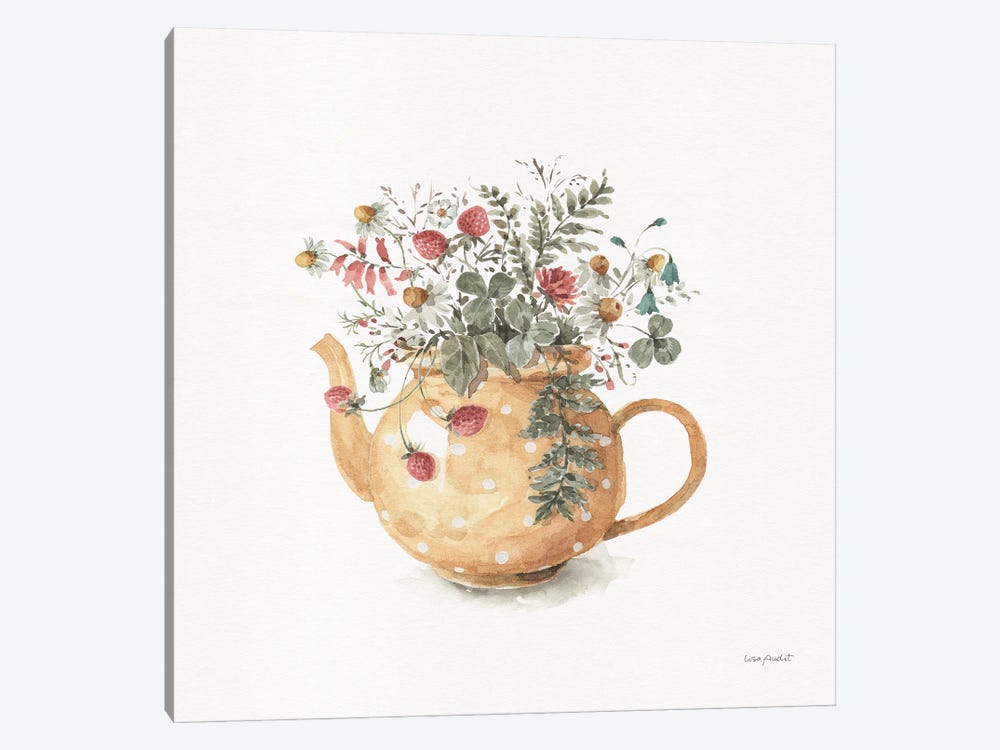 Garden Tea II by Lisa Audit 1-piece Canvas Art Print
