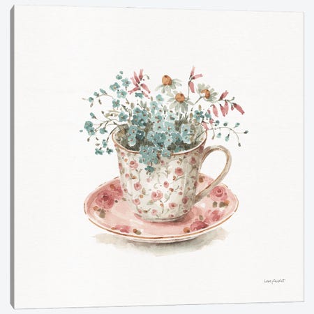 Garden Tea IV Canvas Print #UDI420} by Lisa Audit Canvas Print