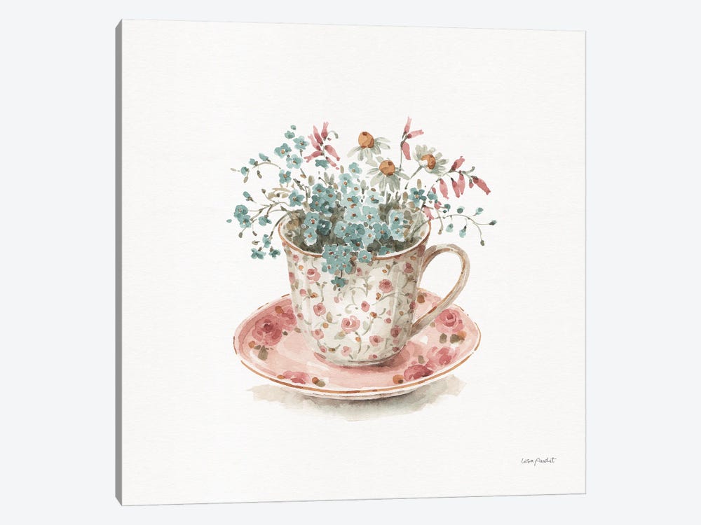 Garden Tea IV by Lisa Audit 1-piece Canvas Artwork
