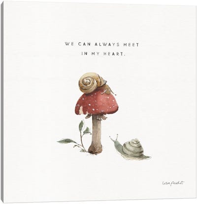 Storybook I Canvas Art Print - Snail Art