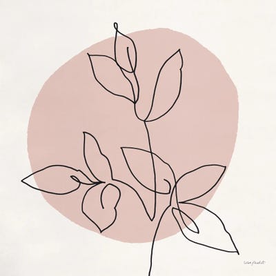 Just Leaves IV by Lisa Audit framed canvas print