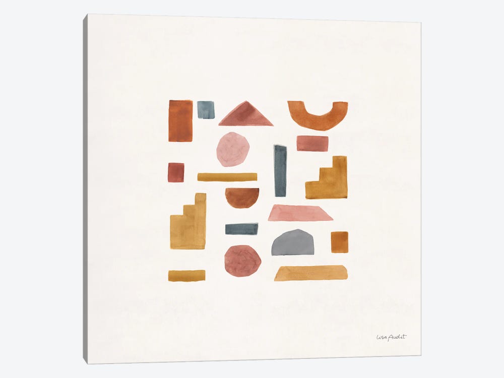Shapes And Forms II by Lisa Audit 1-piece Canvas Artwork