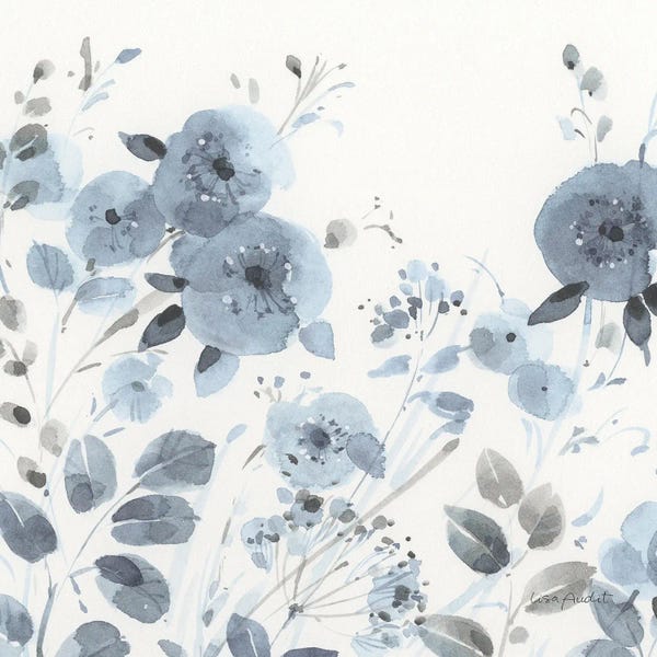 Modern Farmhouse Décor: Dancing Flowers III by Lisa Audit