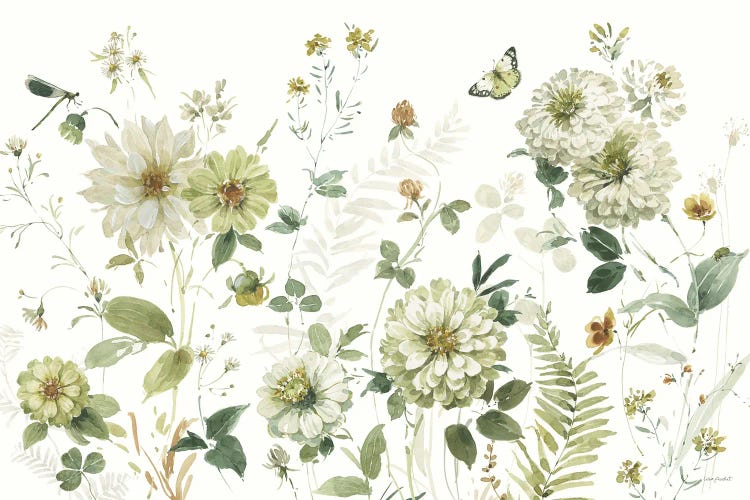 Green Fields I by Lisa Audit wall art