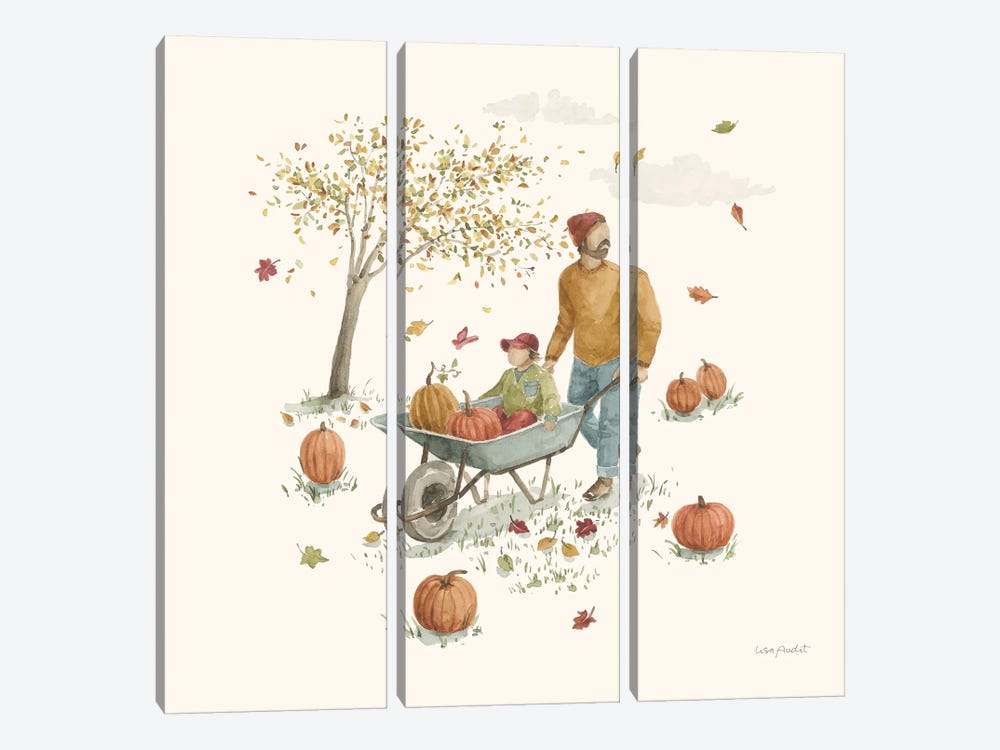 Fall Festival VII by Lisa Audit 3-piece Canvas Print