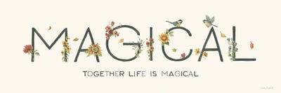 Fall Festival XVII On Beige by Lisa Audit framed canvas print