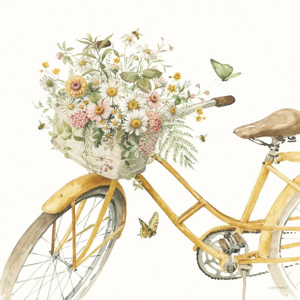 Butterflies and Flowers: Love Me More III by Lisa Audit