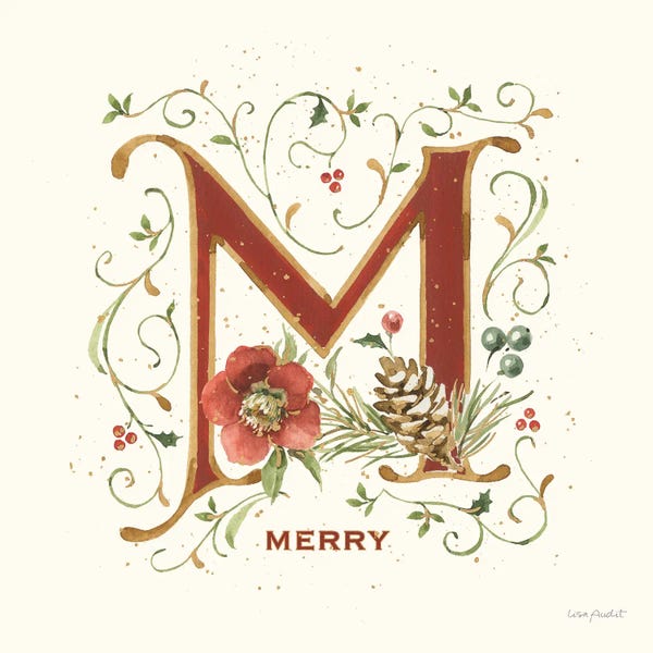 Vintage Christmas: Winter Blooms X by Lisa Audit