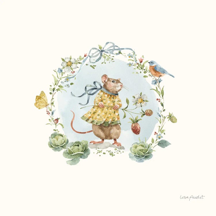 Garden Friends VI by Lisa Audit wall art