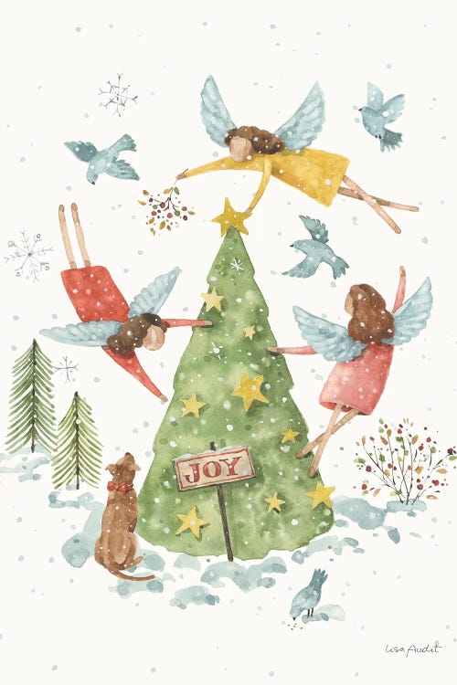 Snow Angels II by Lisa Audit wall art
