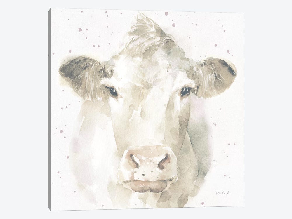Farm Friends II v2 Neutral by Lisa Audit 1-piece Canvas Print