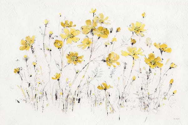 Wildflowers: Wildflowers I Bright Yellow by Lisa Audit