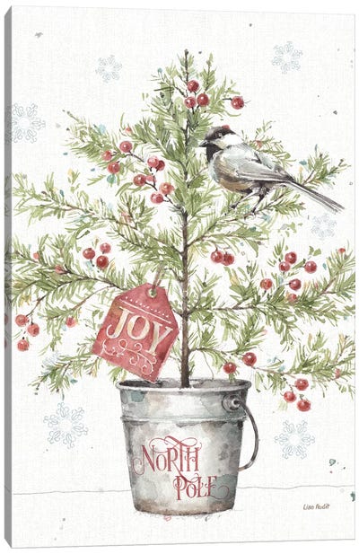 A Christmas Weekend III Canvas Art Print - Christmas Trees & Wreath Art