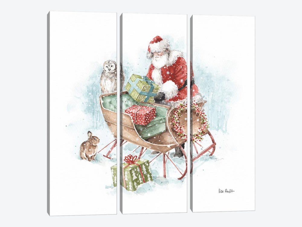 Magical Holidays II by Lisa Audit 3-piece Canvas Print