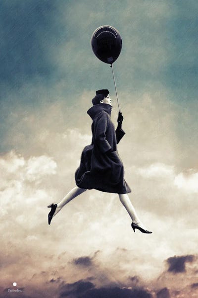 Balloons: Walking On Clouds by Underdott Art