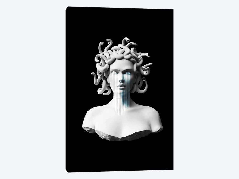 Decontructed Medusa by Underdott Art 1-piece Art Print