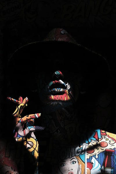 Smoking: Pop Art In The Shadows by Underdott Art