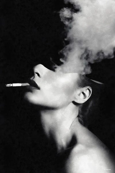 Smoking: Suppressed Emotions by Underdott Art