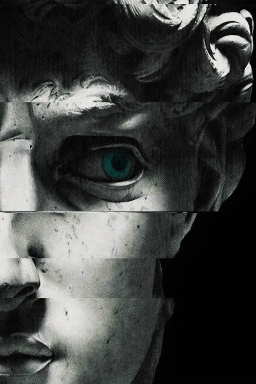 David's Eye by Underdott Art wall art