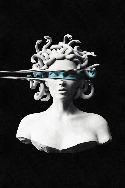 Medusa by Underdott Art wall art
