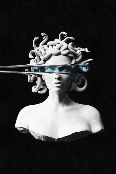 Sculptures & Statues: Medusa by Underdott Art