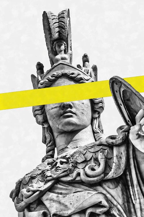 The Hidden Eyes Of Athena by Underdott Art wall art