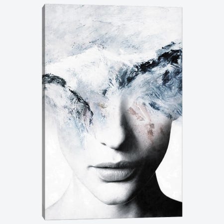Blue Waves Canvas Print #UDT21} by Underdott Art Canvas Artwork