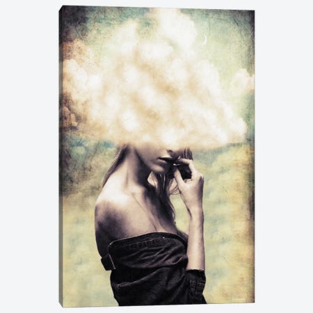 Head In The Clouds Canvas Print #UDT58} by Underdott Art Art Print