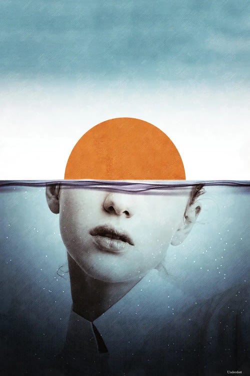 Hold Your Breathe by Underdott Art wall art