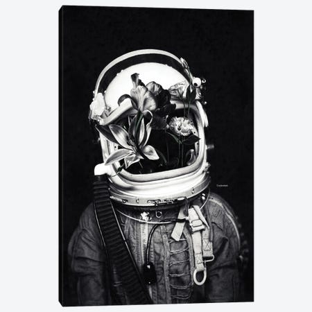 Astronauts And Flowers Canvas Print #UDT6} by Underdott Art Canvas Art