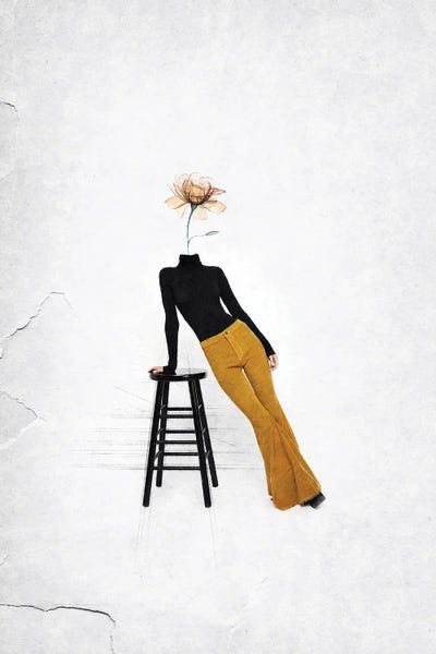 Like A Flower by Underdott Art canvas print