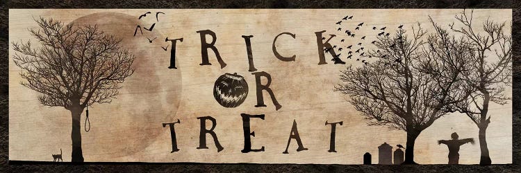 Trick Or Treat by 5by5collective wall art