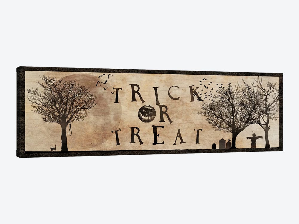 Trick Or Treat by 5by5collective 1-piece Canvas Wall Art