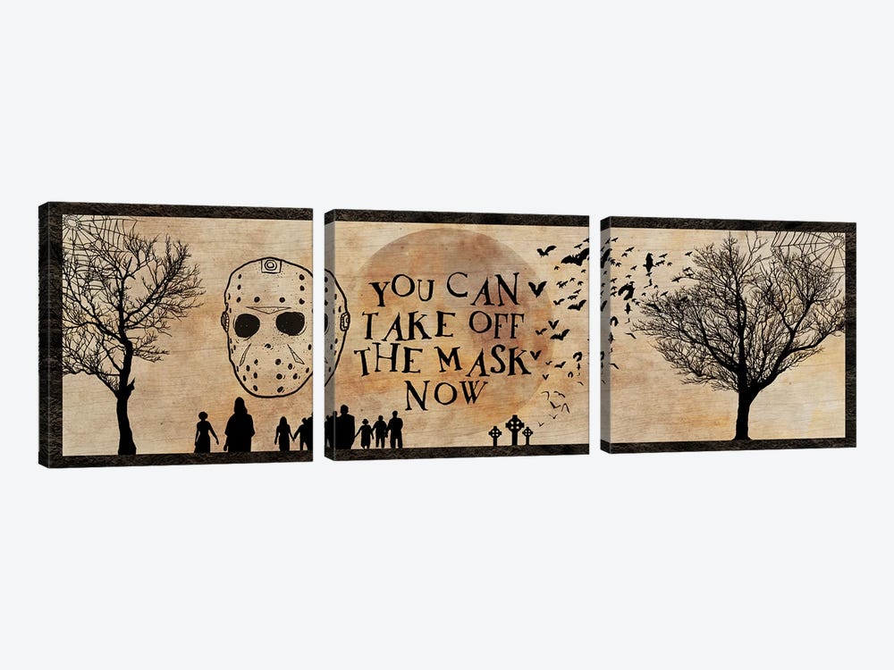 You Can Take Off The Mask Now by 5by5collective 3-piece Art Print