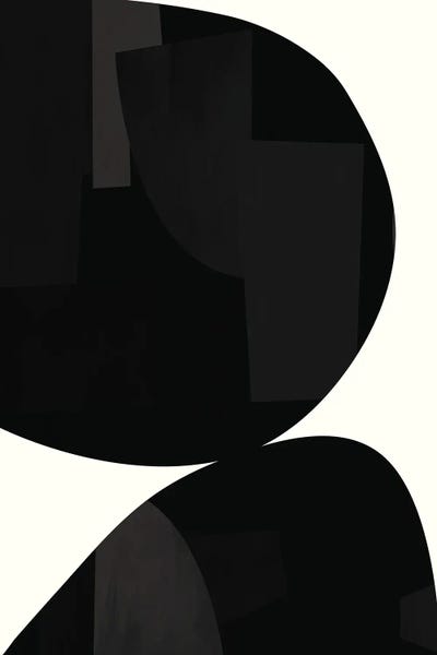 Black & White Decorative Art: Balance by Mezay Ugbo