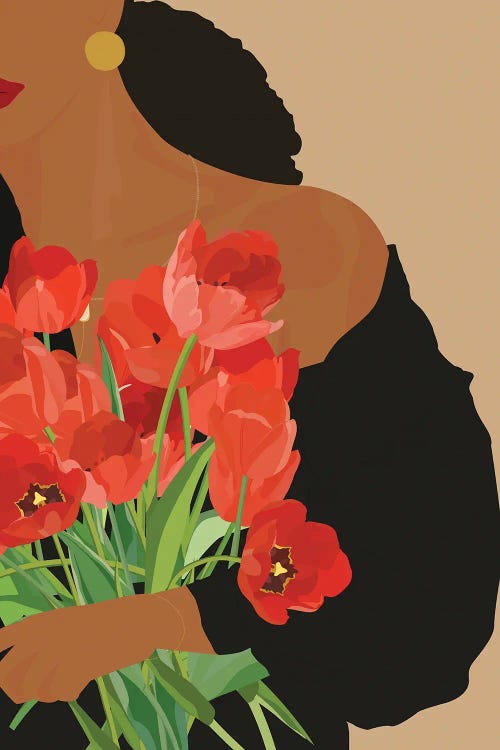 Scarlet by Mezay Ugbo wall art