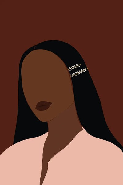 Soul Woman by Mezay Ugbo art print