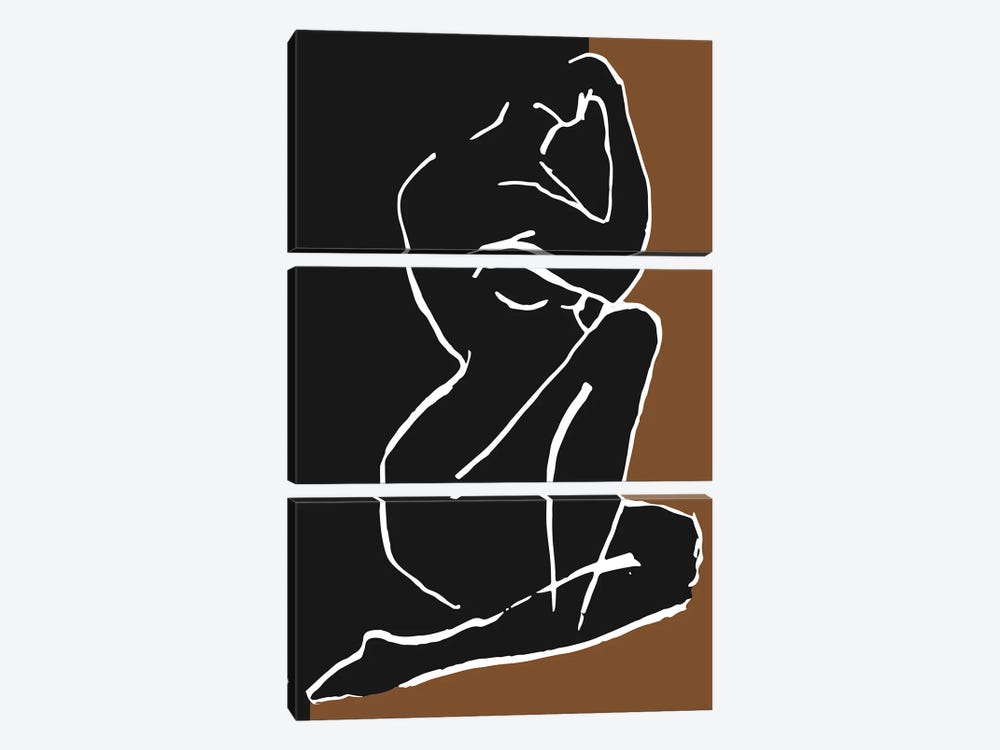 Send Nudes by Mezay Ugbo 3-piece Canvas Artwork
