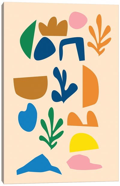 Cutouts II Canvas Art Print - All Things Matisse
