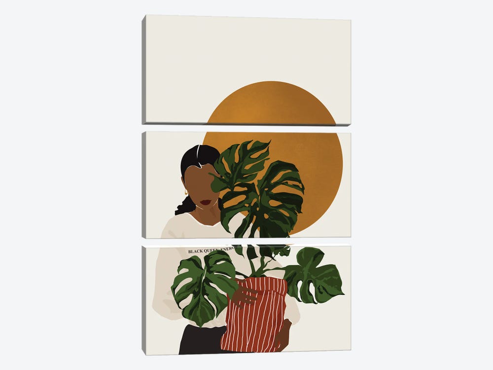 Plant Lady by Mezay Ugbo 3-piece Art Print